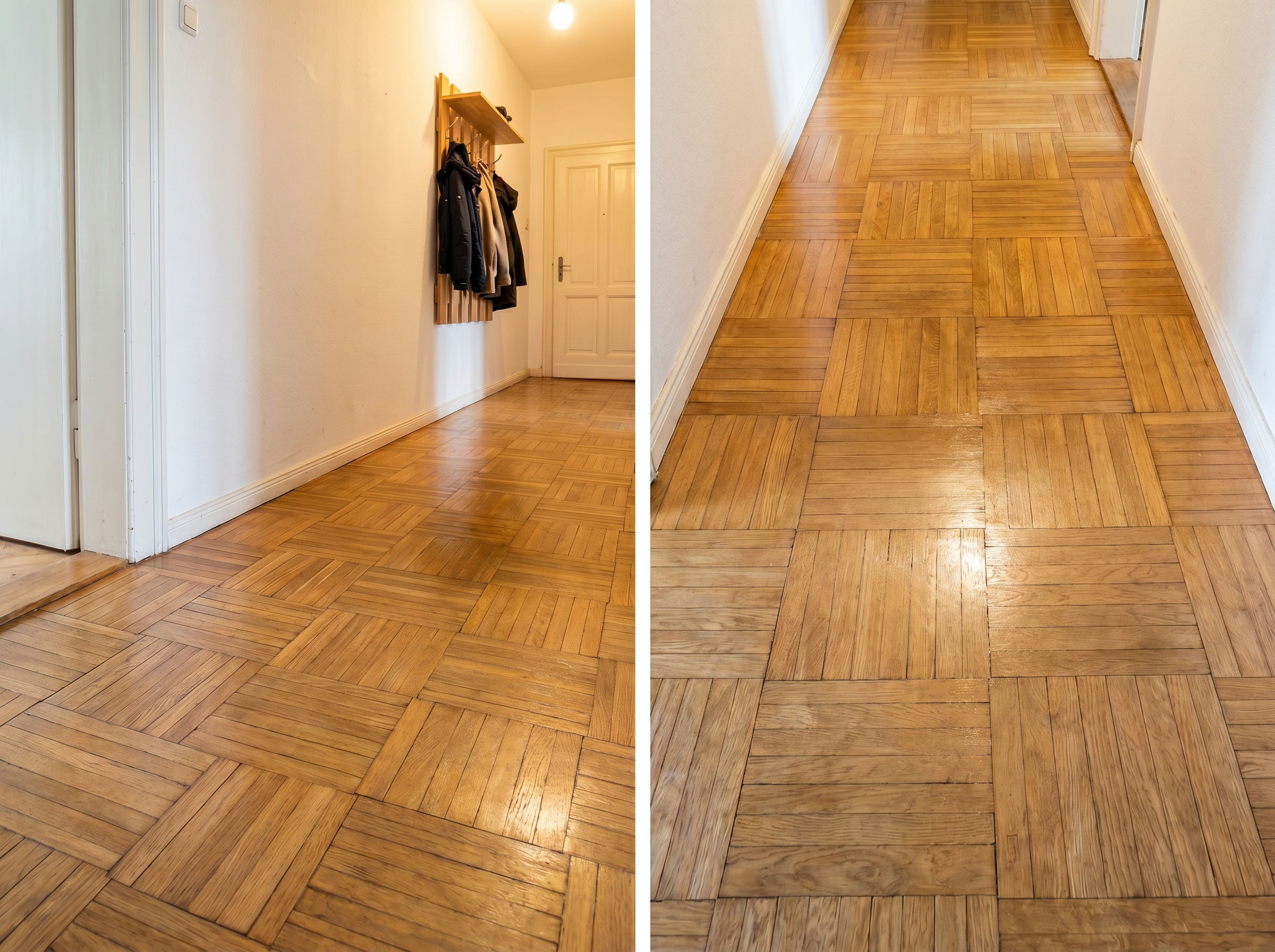 Mosaikboden nachher – aufgearbeitet